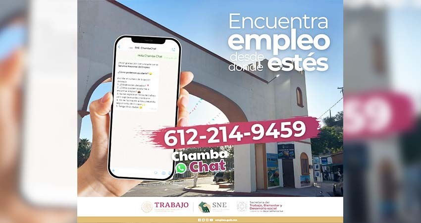 Atiende “ChambaChat” a 480 buscadores de empleo en primer mes de funcionalidad