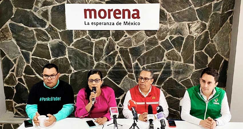 Listos Morena y partidos aliados para recibir a Claudia Sheinbaum
