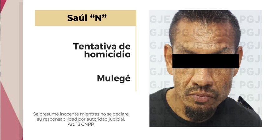 La PGJE logra vinculación a proceso contra imputado por tentativa de homicidio La PGJE logra vinculación a proceso contra imputado por tentativa de homicidio