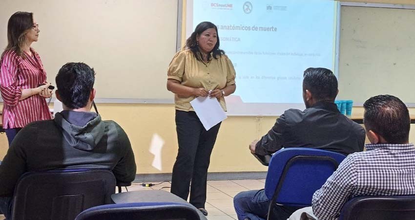 Se capacita personal de la comisión estatal de búsqueda en tanatología forense