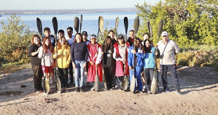 Reitera la alcaldesa de La Paz su compromiso con las y los deportistas paceños