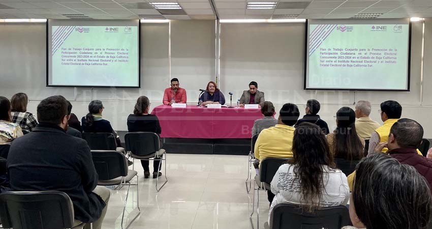 INE e IEE firman plan de trabajo para fortalecer la participación ciudadana