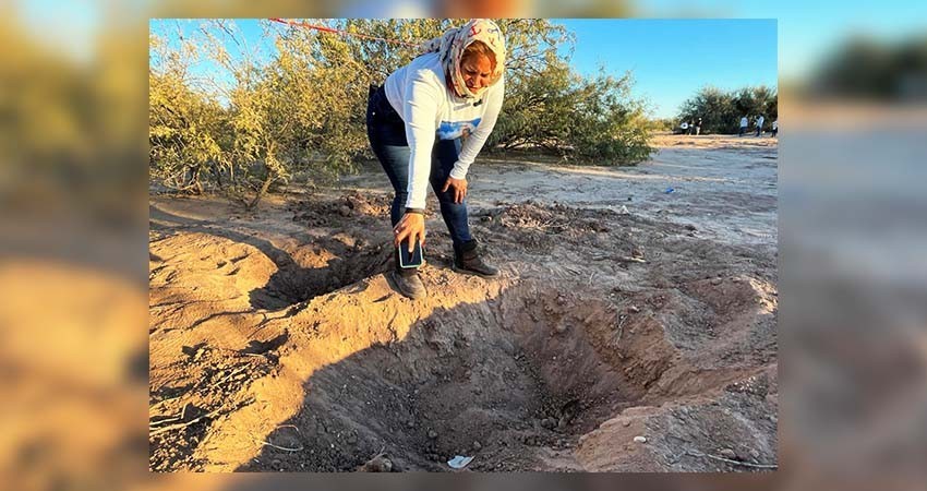 En 2 días, madres buscadoras encuentran 30 fosas clandestinas en Sonora En 2 días, madres buscadoras encuentran 30 fosas clandestinas en Sonora