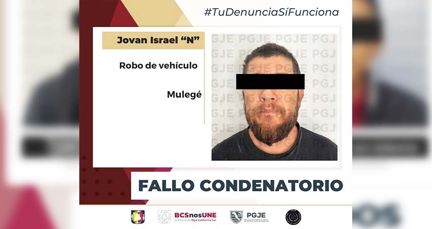 Dan fallo condenatorio contra el responsable de robar un vehículo Dan fallo condenatorio contra el responsable de robar un vehículo