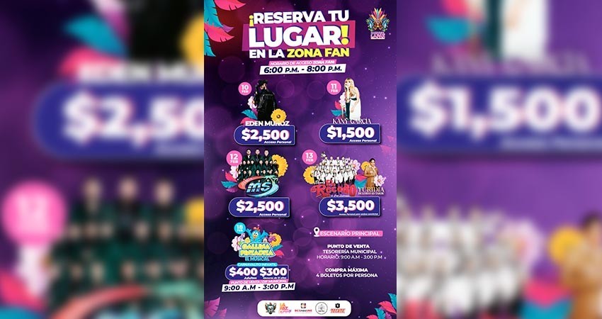 Presentan costos de la Zona Fan del Carnaval La Paz 2024