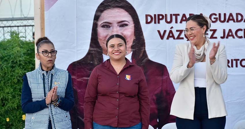 “La entrega del Aula de Capacitación y Costura es el resultado de que los compromisos se cumple”, Diputada Guadalupe Vázquez Jacinto