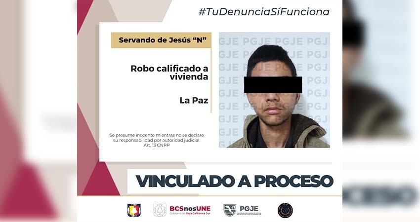 Queda vinculado a proceso Jesús “N” por robo a vivienda Queda vinculado a proceso Jesús “N” por robo a vivienda