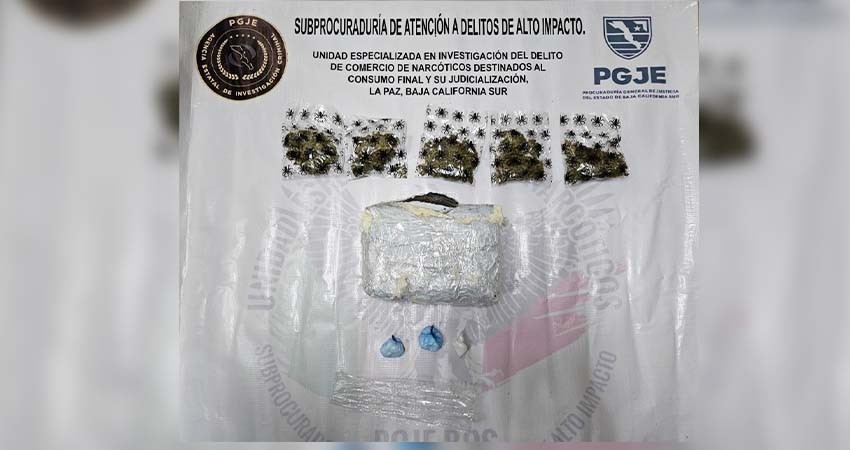 Más de 2 mil dosis de droga fueron aseguradas mediante cateo en un domicilio de La Paz Más de 2 mil dosis de droga fueron aseguradas mediante cateo en un domicilio de La Paz