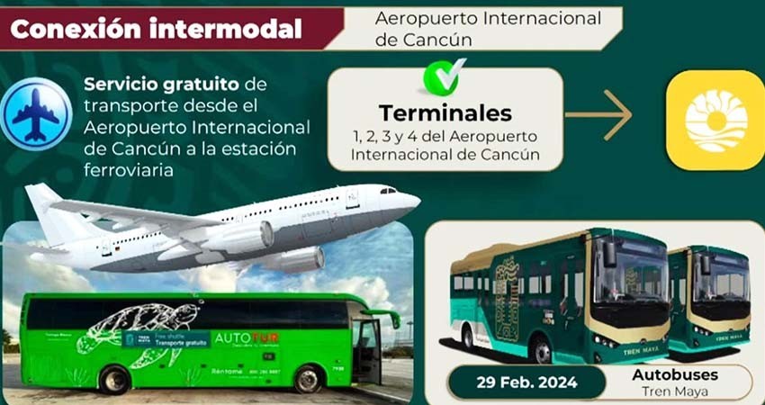 Tramo Cancún-Playa del Carmen del Tren Maya se inaugurará en febrero; habrá 3 horarios