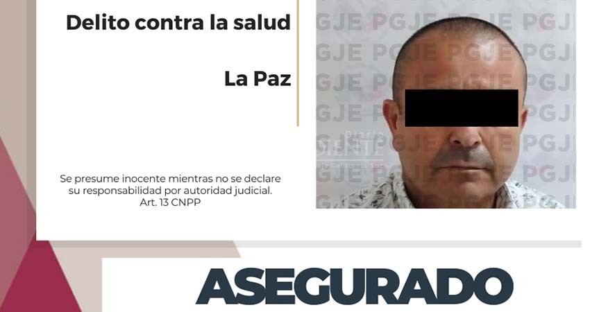 Asegura PGJE a una persona con droga y pistola de postas