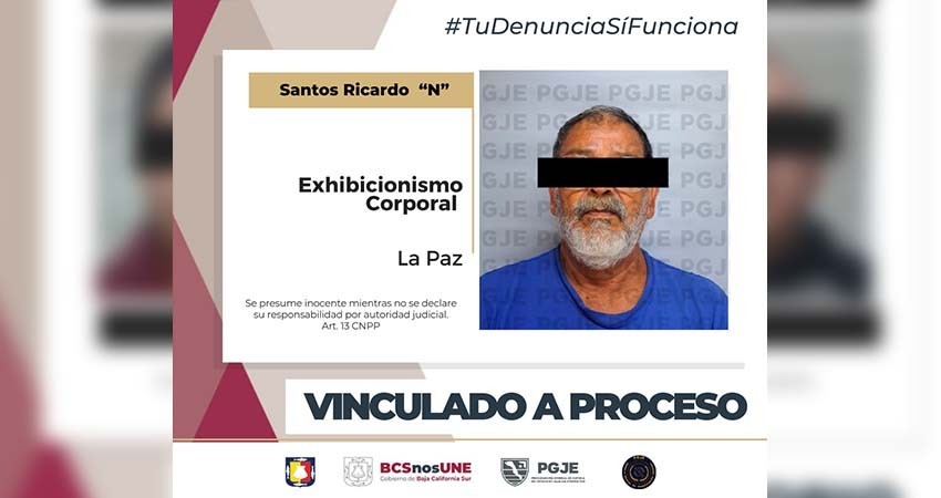 Vinculan a proceso a Ricardo “N” por exhibicionismo corporal