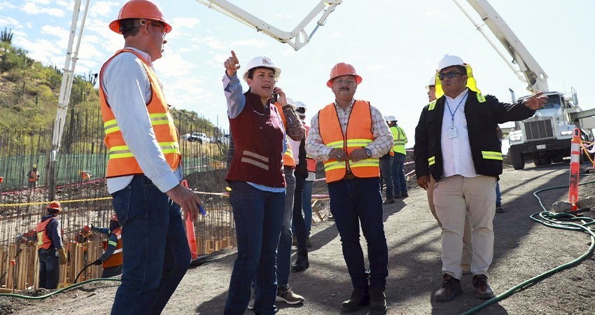 Milena Quiroga: La obra hídrica más importante de La Paz lleva un avance del 25%