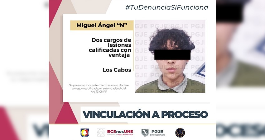 Obtiene PGJE dos vinculaciones a proceso contra imputado por lesiones calificadas con ventaja en cabo san lucas Obtiene PGJE dos vinculaciones a proceso contra imputado por lesiones calificadas con ventaja en cabo san lucas