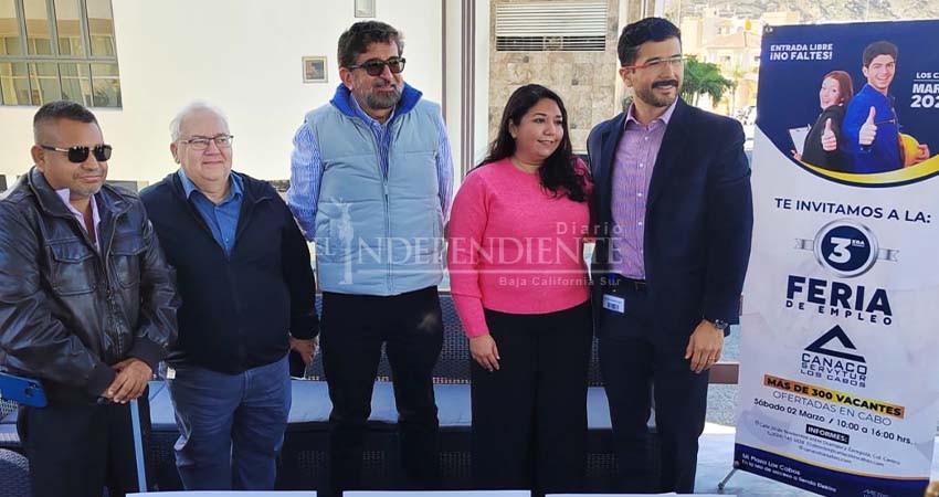 Ofrece CANACO tercera feria del empleo en Los Cabos Ofrece CANACO tercera feria del empleo en Los Cabos