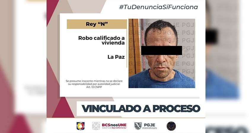 Queda en prisión preventiva Rey “N” por el delito de robo calificado a vivienda Queda en prisión preventiva Rey “N” por el delito de robo calificado a vivienda