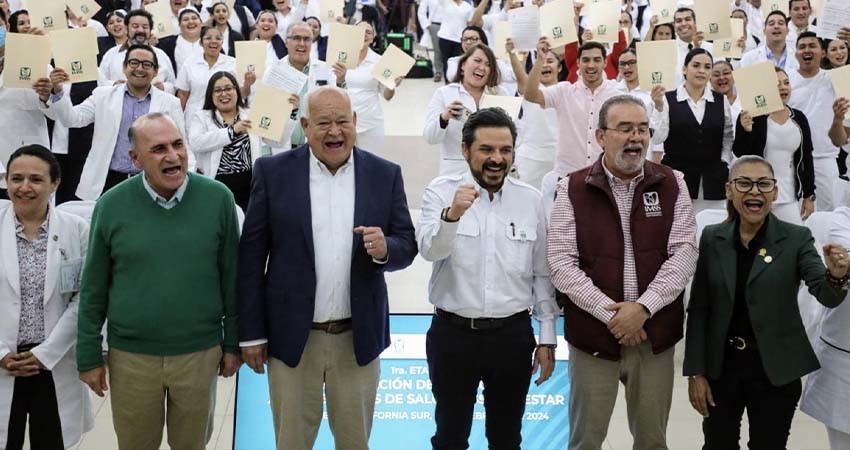 Otorga IMSS-Bienestar 461 bases a trabajadores del sistema de salud en BCS