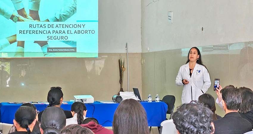 Capacitan a personal de los cabos sobre el servicio de interrupción legal del embarazo