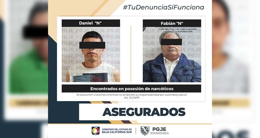 Fueron detenidas dos personas y aseguradas dosis de droga en La Paz Fueron detenidas dos personas y aseguradas dosis de droga en La Paz