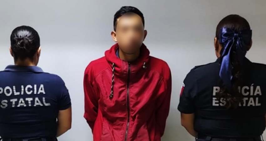 Detienen a Brandon “N” por una orden de aprehensión por el delito de violación