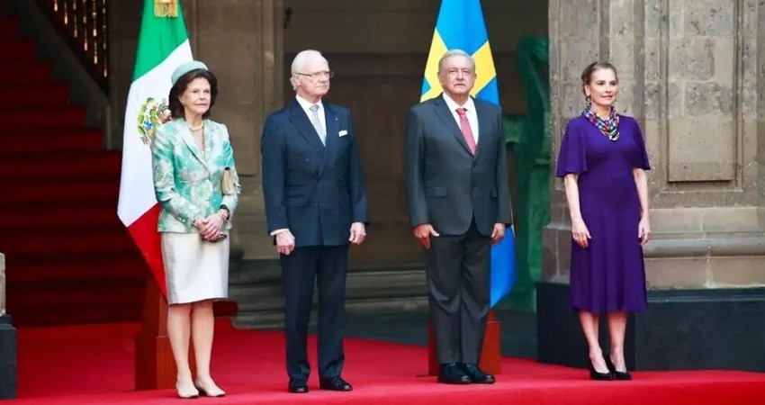 Reyes de Suecia visitan México; se subirán a Tren Maya: AMLO Reyes de Suecia visitan México; se subirán a Tren Maya: AMLO