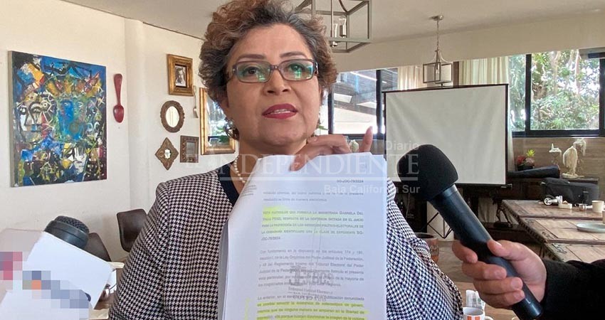 Niega María Luisa Ojeda retiro de sentencia de la TEE a Rentería: "Solo pidieron una revisión" Niega María Luisa Ojeda retiro de sentencia de la TEE a Rentería: "Solo pidieron una revisión"