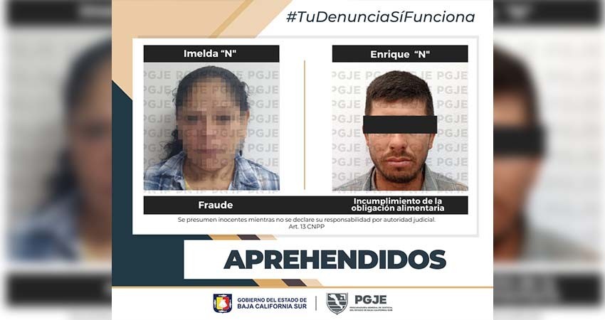 Aprehendidas dos personas por delitos contra la familia y fraude