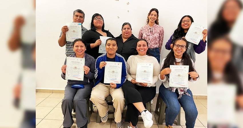Clausura ICATEBCS, curso de lengua de señas mexicana, en Los Cabos