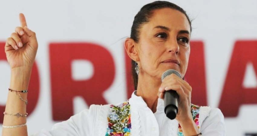 Sheinbaum acusa a la oposición de uso ilegal del logotipo del INE