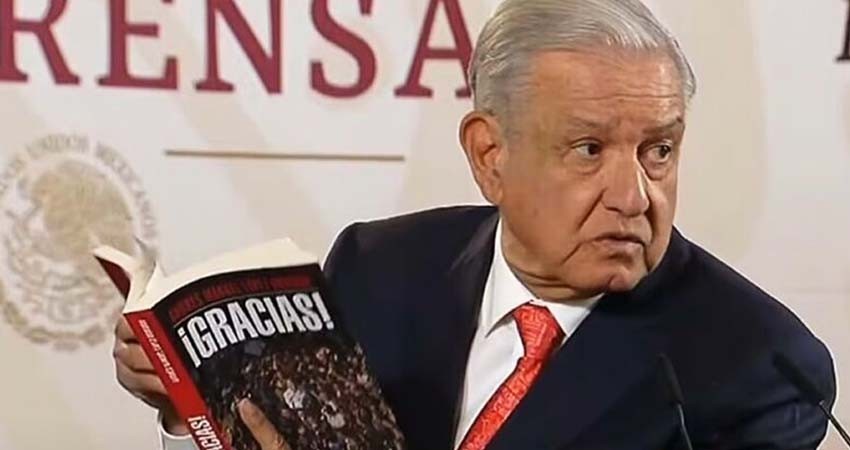 Magistrado electoral quiere prohibir libro de AMLO, dice el presidente Magistrado electoral quiere prohibir libro de AMLO, dice el presidente