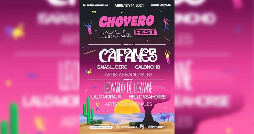 En puerta el “Choyero Fest” música del mar