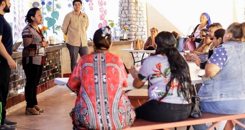 Imparten Taller de Capacitación en Huertos de Traspatio a familias indígenas y Afromexicanas Imparten Taller de Capacitación en Huertos de Traspatio a familias indígenas y Afromexicanas
