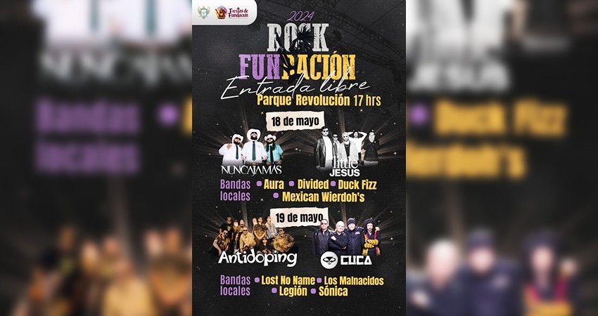 Preparan Festival Rock Fundación 2024 en La Paz