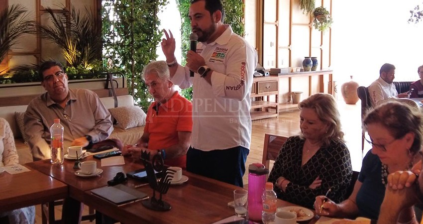 "Existe corrupción exagerada, imposible se repita en nuestra administración": Christian Agúndez