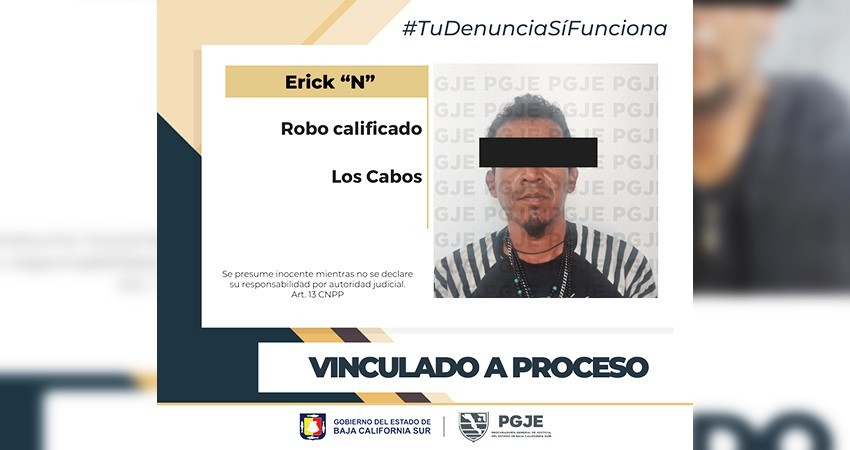 Por delito de robo a negociación Erick “N” quedó vinculado a proceso Por delito de robo a negociación Erick “N” quedó vinculado a proceso