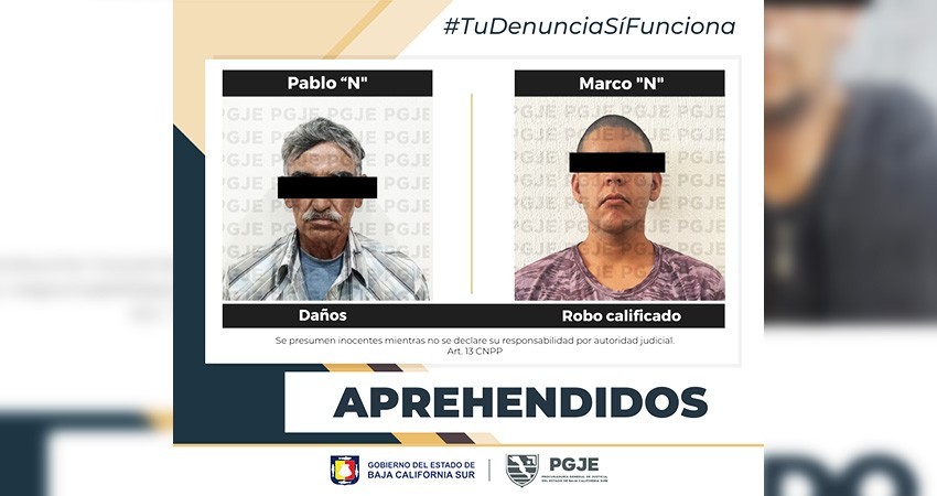 Son aprehendidos dos hombres por diversas órdenes de aprehensión Son aprehendidos dos hombres por diversas órdenes de aprehensión