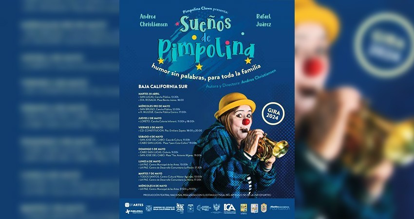 Presentarán en BCS “Los sueños de pimpolina”, propuesta escénica