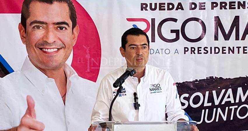 Promete Rigo Mares luminarias de última tecnología y que “sí funcionan”