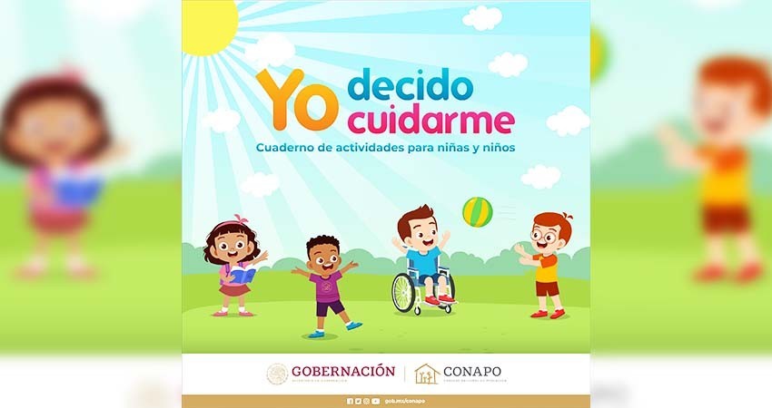 Ponen a disposición de la niñez cuaderno de actividades “Yo decido cuidarme”