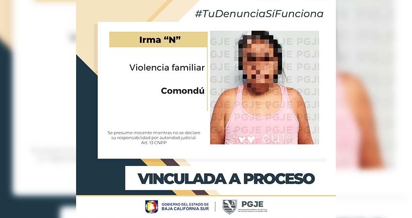 Por violencia familiar queda Irma “N” en prisión preventiva