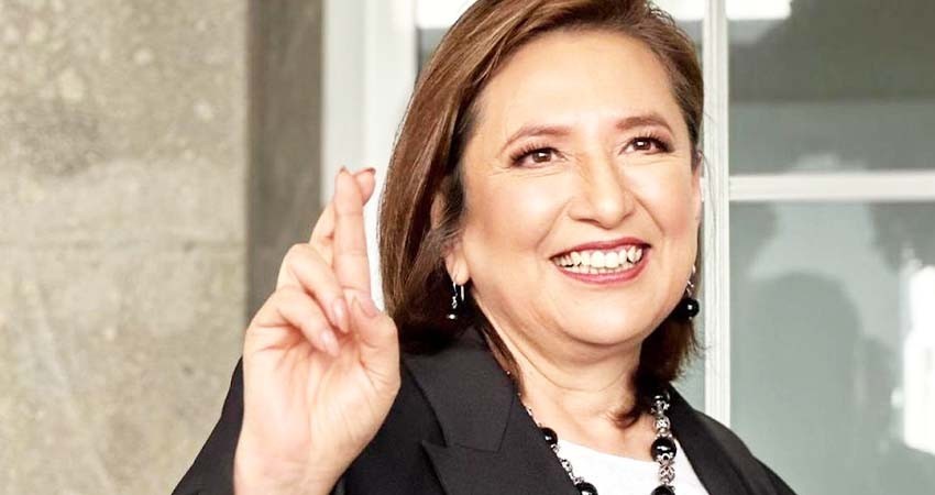 Xóchitl Gálvez “libra” sanción por uso del logotipo del INE