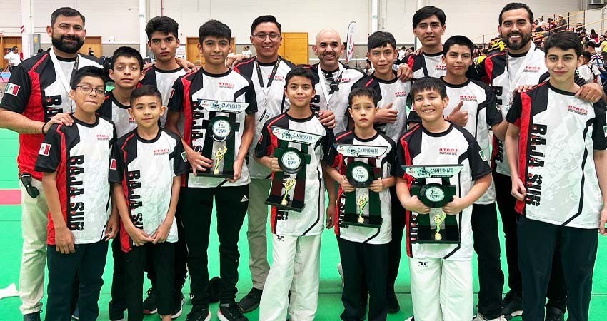 Destaca BCS en el campeonato nacional de taekwondo previo a los nacionales CONADE 2024
