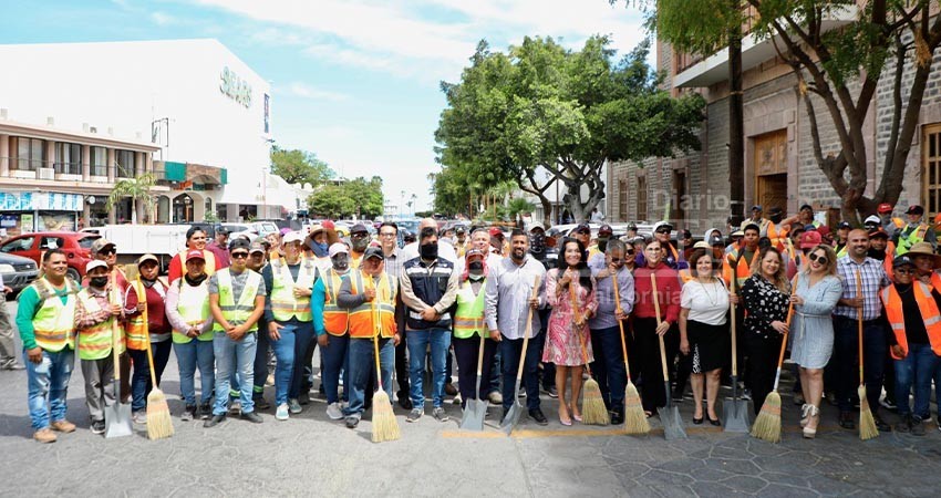 Arranca jornada de limpieza en La Paz “Juntas y juntos desde el Centro”