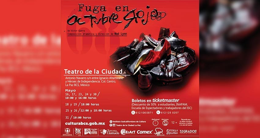 Presentarán obra teatral "Fuga en octubre rojo"