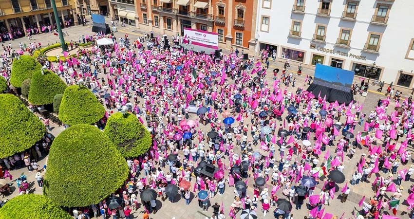 Fiscalizan Marea Rosa con 248 auditores en 71 ciudades