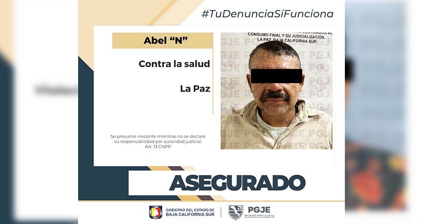 Una persona detenida en posesión de narcóticos en La Paz