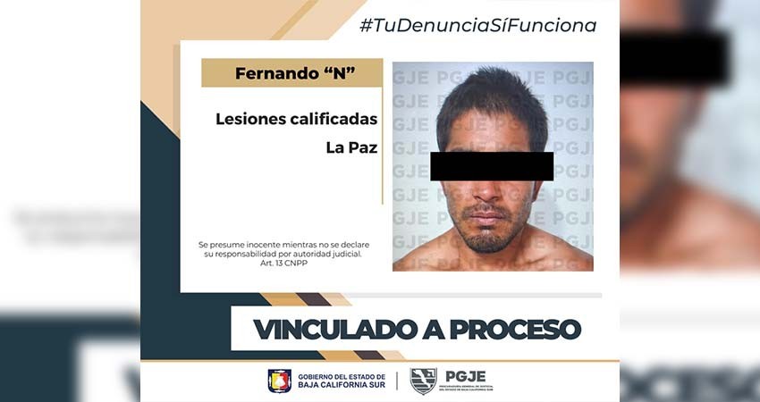 Por lesiones calificadas con ventaja Fernando “N” quedó vinculado a proceso y en prisión preventiva