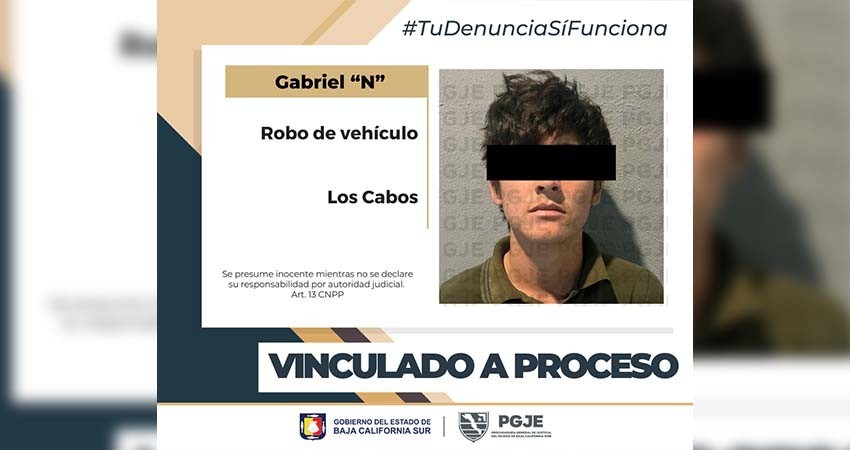 Fue vinculado a proceso Gabriel “N” por el delito de robo Fue vinculado a proceso Gabriel “N” por el delito de robo