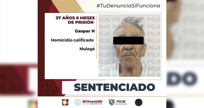 Sentencian a más de 37 años de prisión contra Gaspar “N” por el delito de homicidio