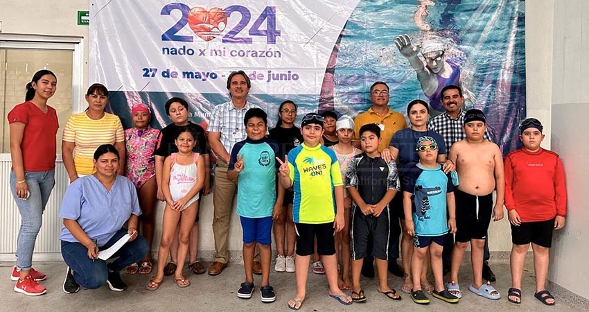 Promueve INSUDE el programa “Nado por mi corazón”