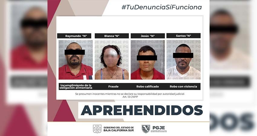 Son aprehendidos los posibles responsables de robo, fraude e incumplimiento de la obligación alimentaria Son aprehendidos los posibles responsables de robo, fraude e incumplimiento de la obligación alimentaria